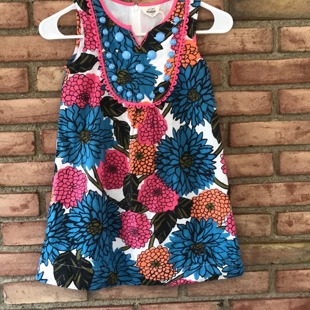 Mini Boden, for 7-8 yr, sleeveless, floral dress